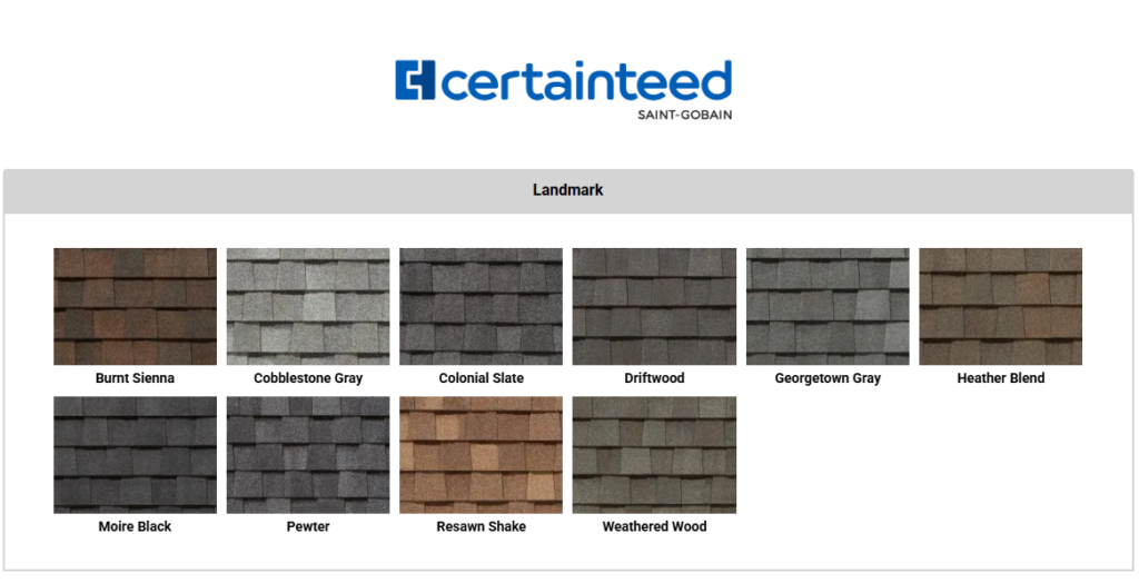 Certainteed - Landmark Colours